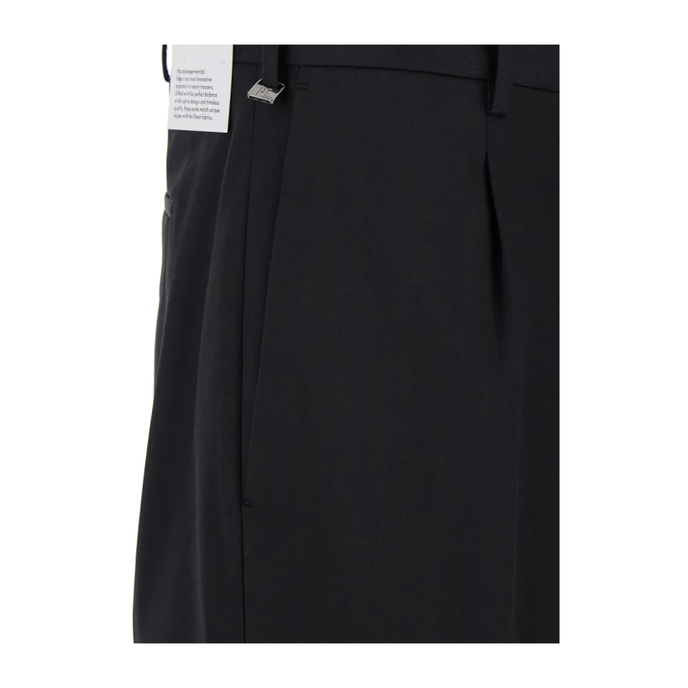 PT Torino Zwarte katoenen broek met Pence Black Heren