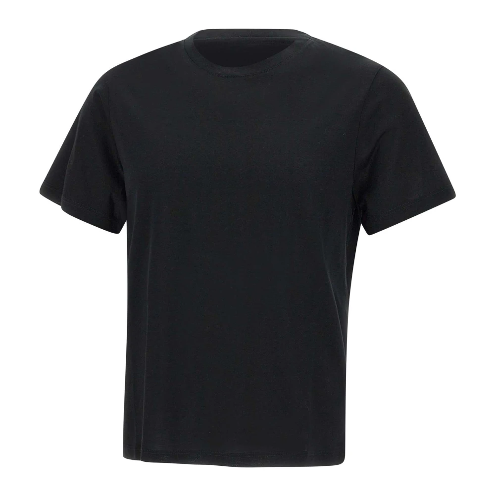 Kangra Men's Black Cotton Modal Crew Neck T-Shirt - T-Shirts - 2XL - Tops