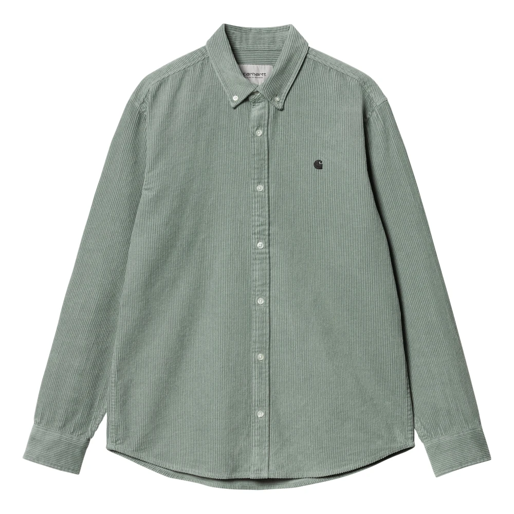 Carhartt WIP Stijlvol en praktisch Cord Overhemd voor heren Green Heren