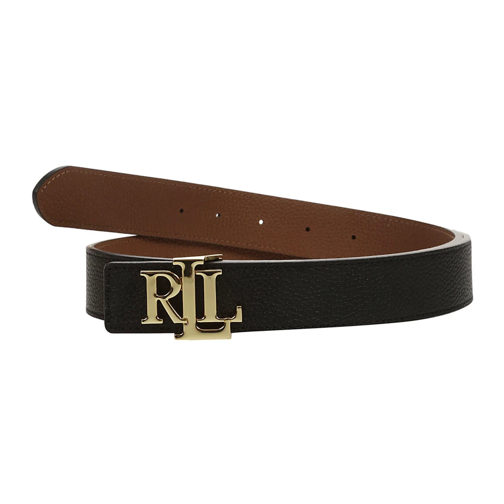 Ralph Lauren Women's Black Belts, S, Rev Lrl 30 Belt Medium