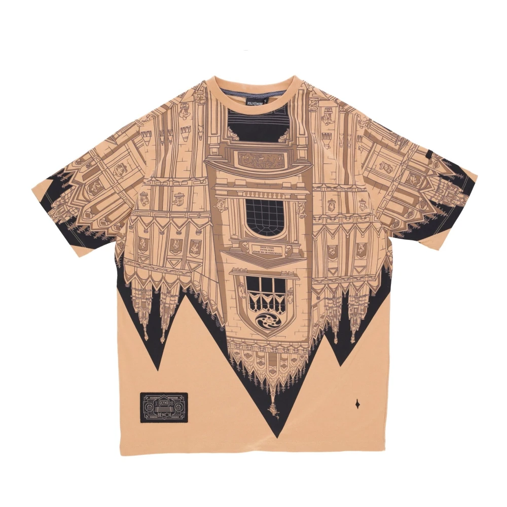 Dolly Noire Milan Cathedral Print Beige T-Shirt Beige Heren