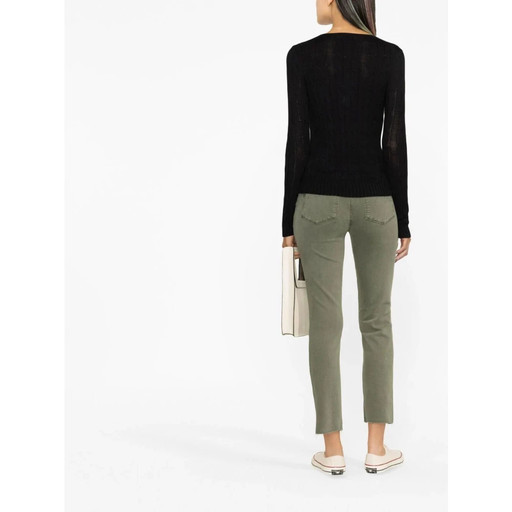 Ralph Lauren Zwarte Polo Pullover Trui Black Dames
