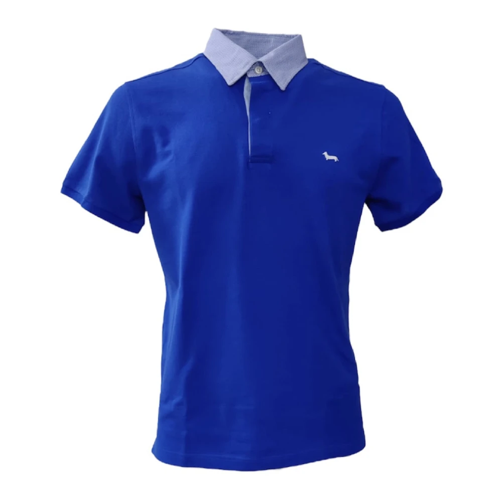 Harmont & Blaine Men's Blue Polo Shirts, S, Lnh005n05020004816