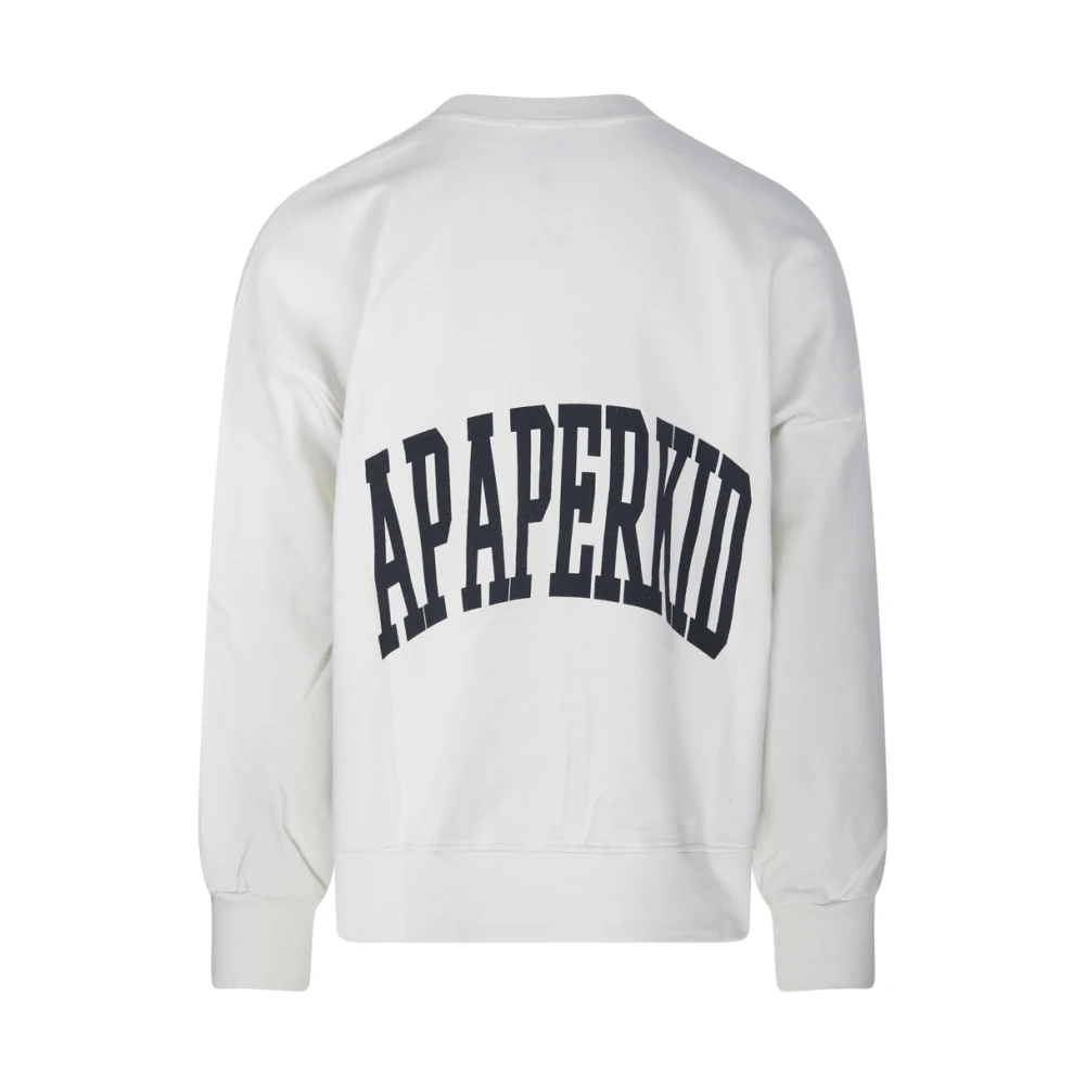 A Paper Kid Crème Sweatshirt White Heren