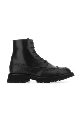 black-leather-punk-worker-ankle-boots