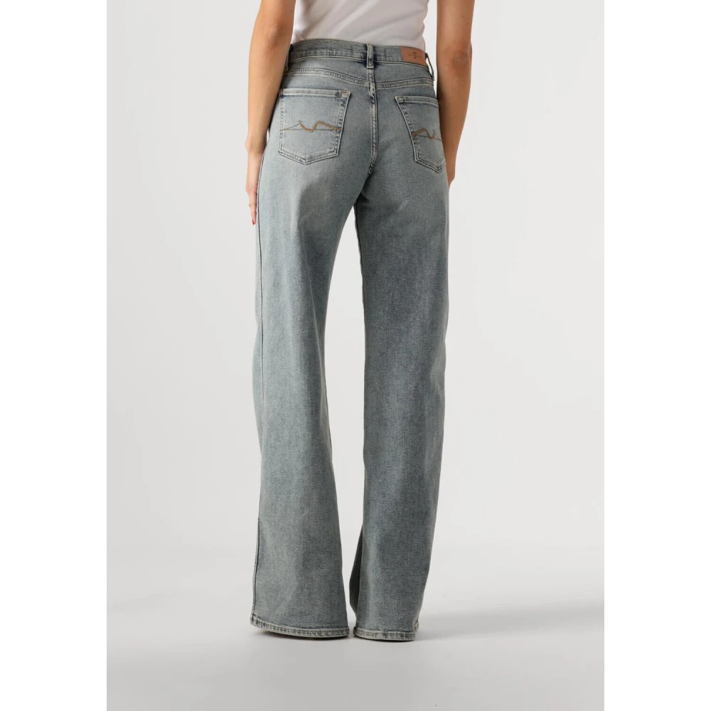 7 For All Mankind Jeans Flare Blue Dames