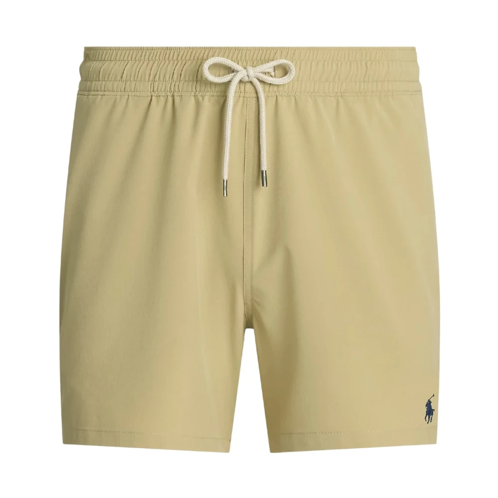 Ralph Lauren Men's Beige Beachwear, L, Traveler Swim Shorts