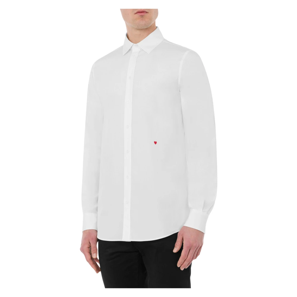 Moschino Hombre Blanco Camisas, Talla: M