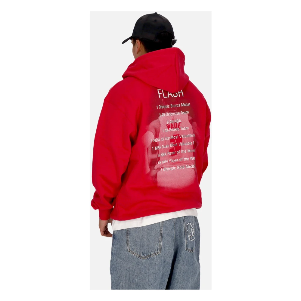 Mitchell & Ness Miami Heat Vintage Logo Hoodie Red Heren