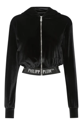 Hoodie Sweatjacket Crystal