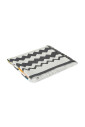 serviette-de-plage-noire-a-chevrons-avec-franges