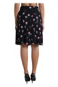 elegante-jupe-mi-longue-a-fleurs-en-a-line