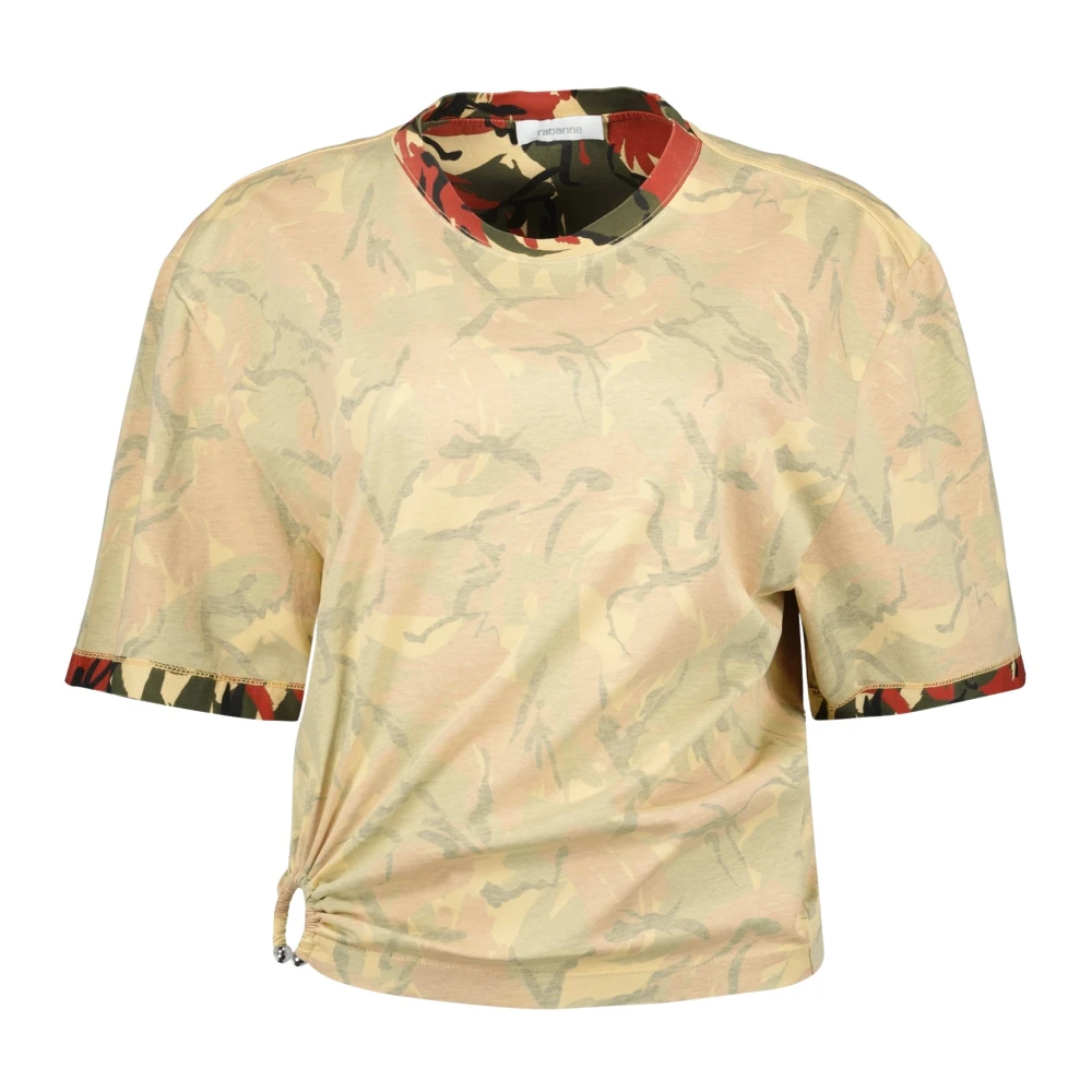 Rabanne - Tops > T-Shirts - Beige - Rabanne - Modalova