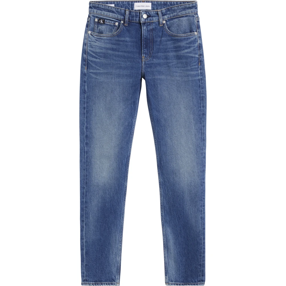 Calvin Klein Men's Blue Slim Fit Jeans, W32, Slim Fit Stonewash Jeans