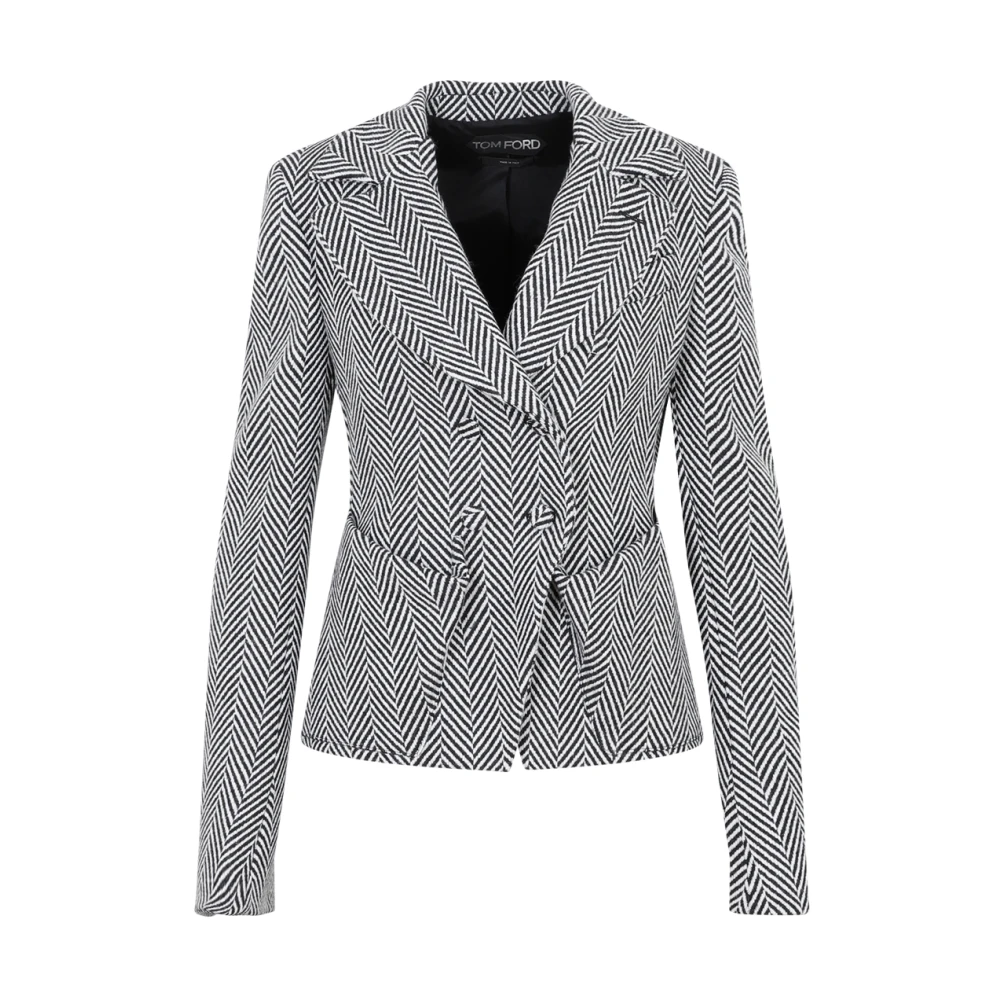 Tom Ford Chevron Fitted Jacket Multicolor Dames