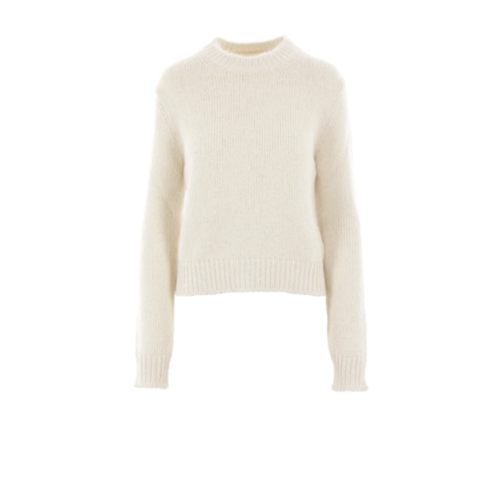 Jil Sander Beige Alpaca Wol Trui Beige Dames