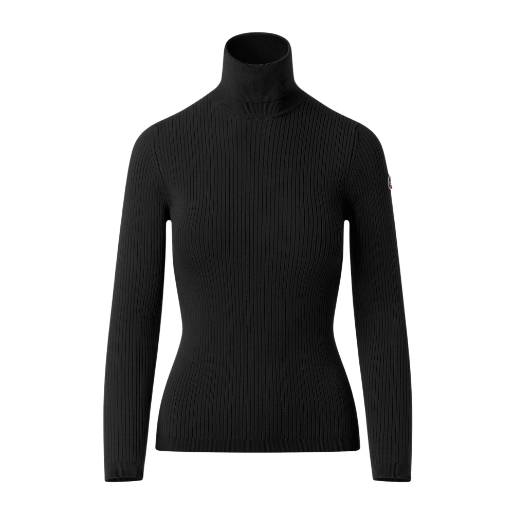 Fusalp Moderne Ribgebreide Trui Black Dames