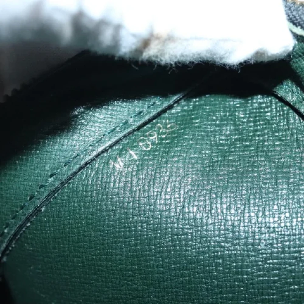 Louis Vuitton Vintage Pre-owned Leather clutches Green Dames