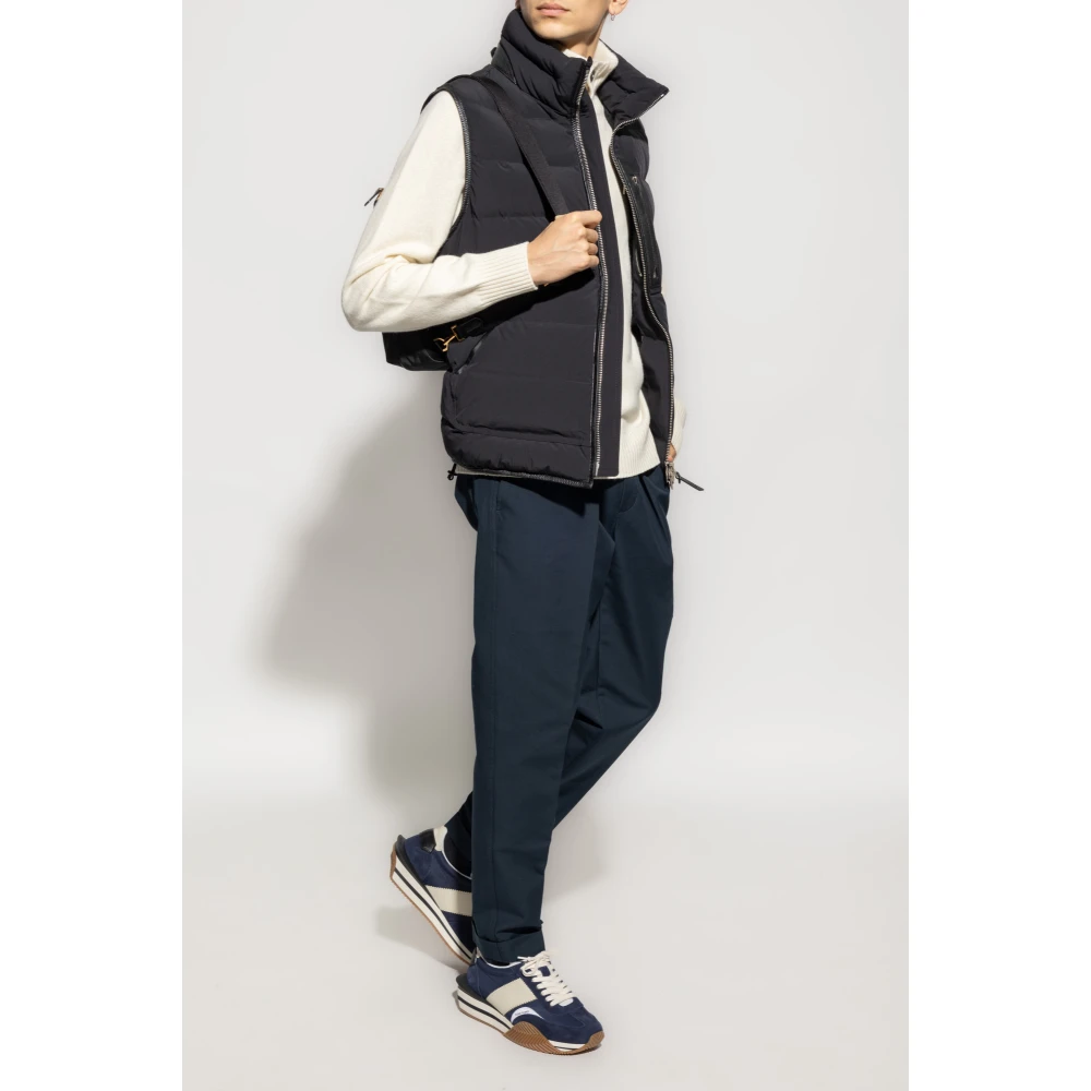 Tom Ford Katoenen broek met opgerolde pijpen Blue Heren