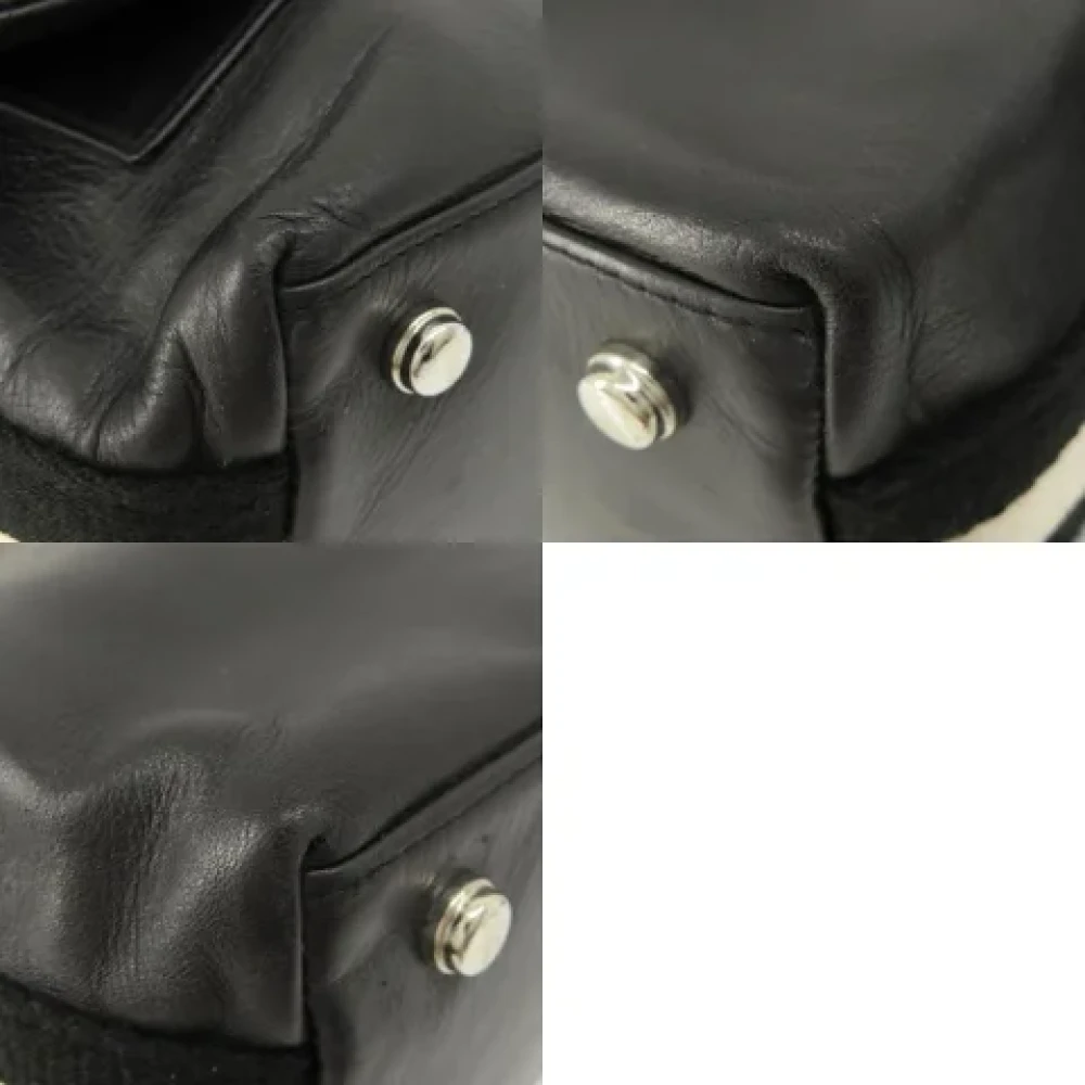 Bally Pre-owned Fabric shoulder-bags Black Dames