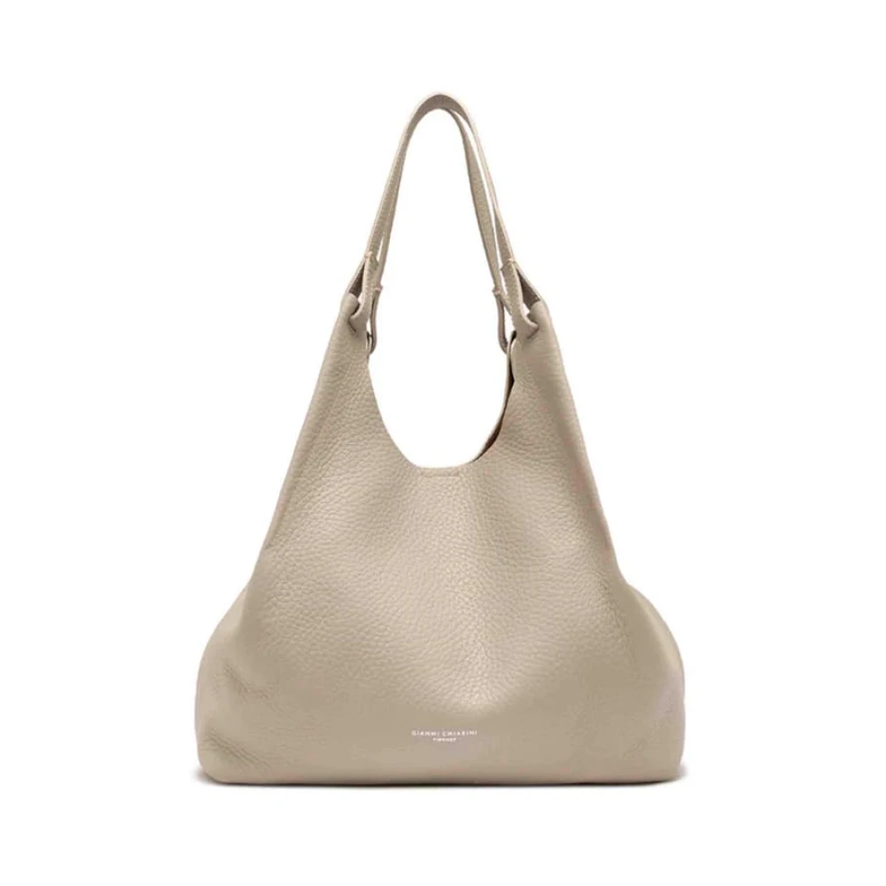 Gianni Chiarini Luxe Schoudertas Lamb Castoro Brown Dames