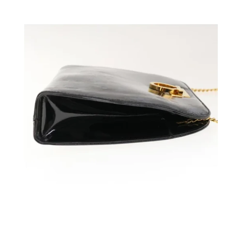 Salvatore Ferragamo Pre-owned Leather shoulder-bags Black Dames