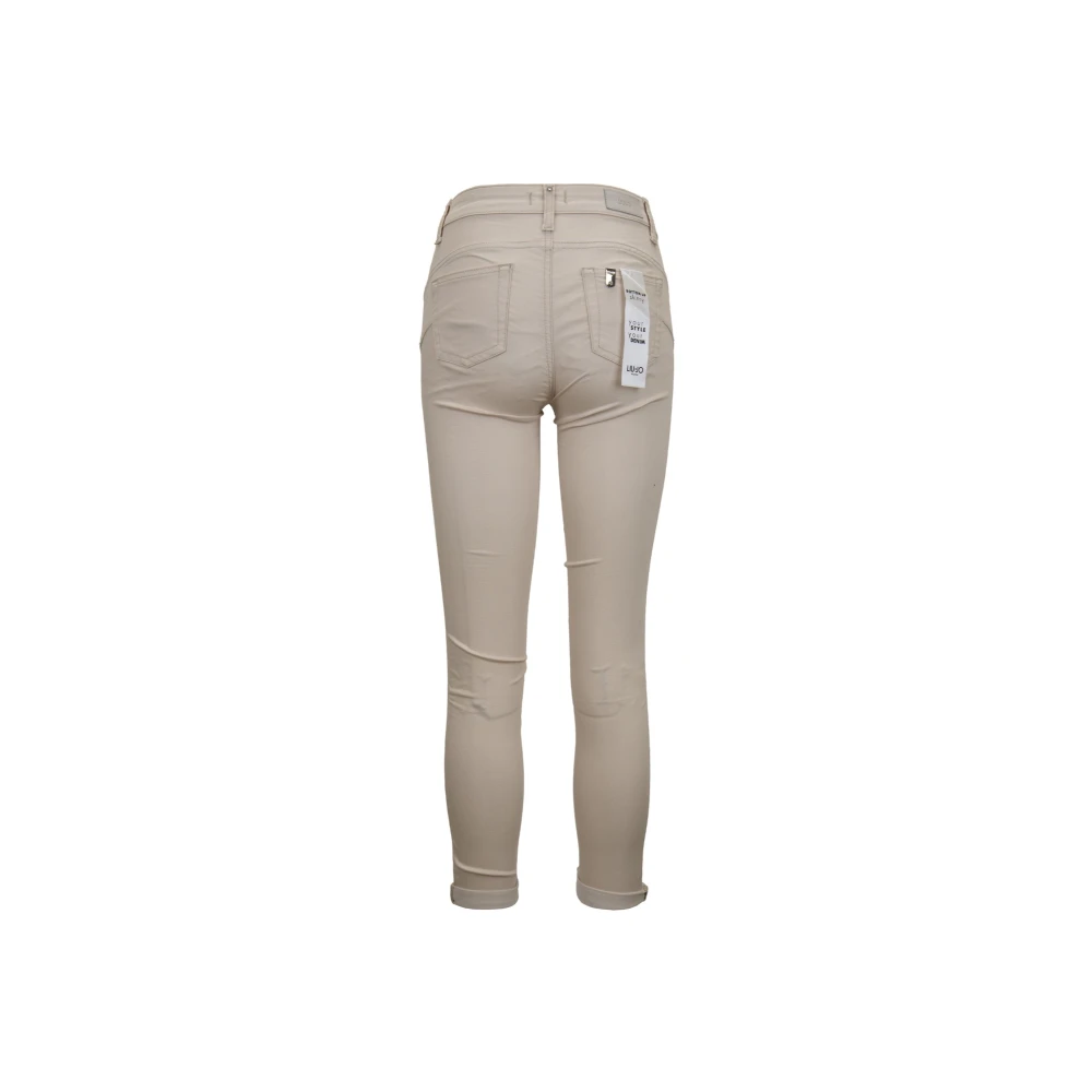 Liu Jo Geknoopte Dames Jeans Beige Dames