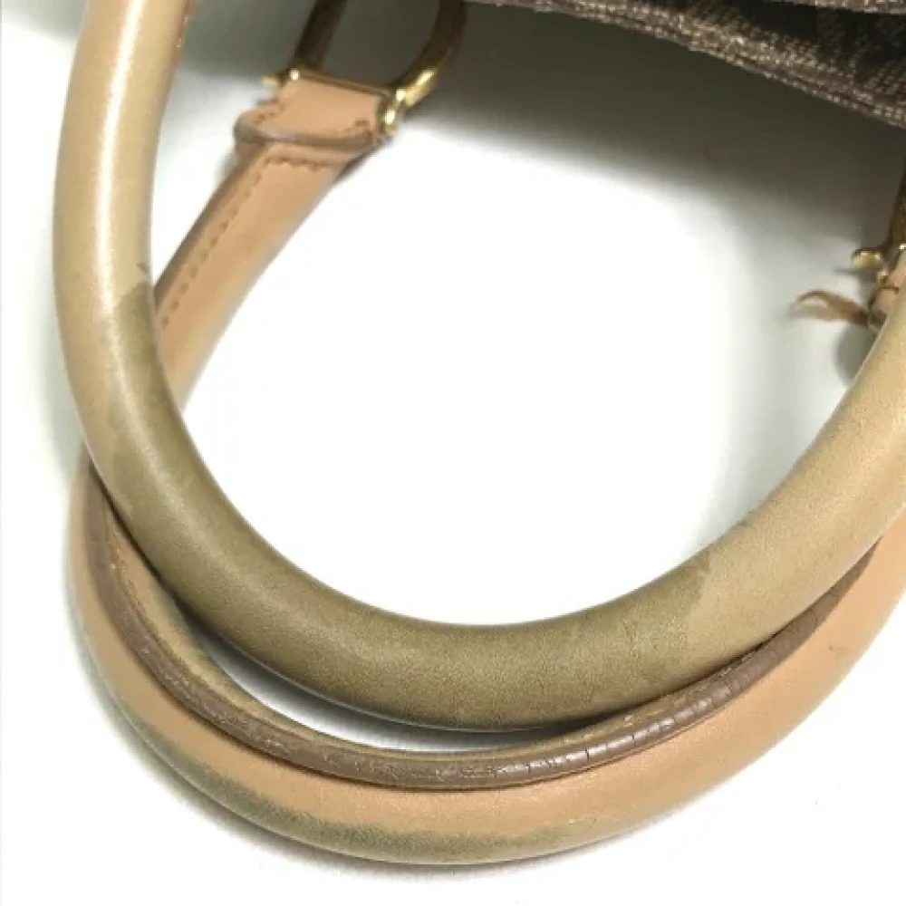 Dior Vintage Pre-owned Fabric dior-bags Beige Dames
