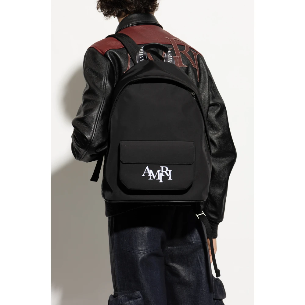 Amiri Rugzak met logo Black Heren