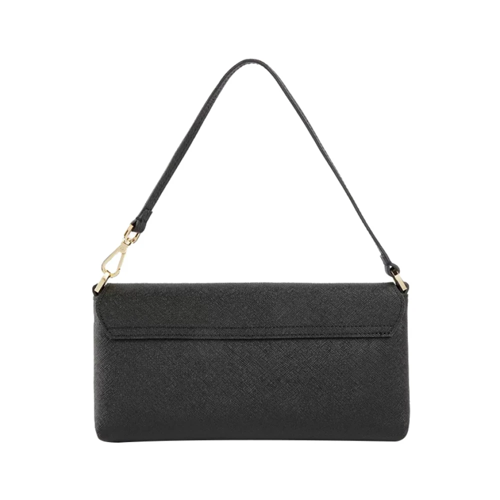 Alviero Martini 1a Classe Zwarte Flashtassen met Geo Print Black Dames