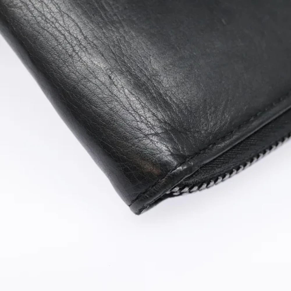 Louis Vuitton Vintage Pre-owned Leather wallets Black Dames