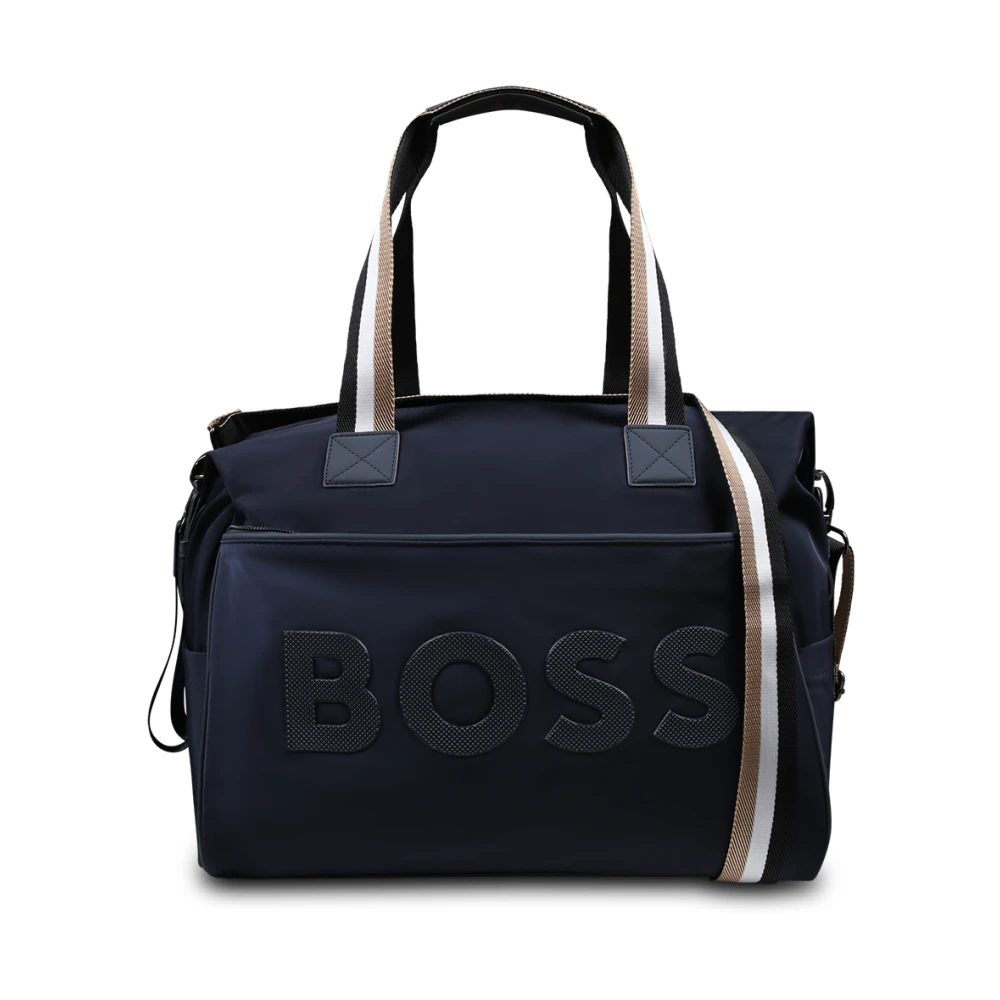 Hugo Boss Blauwe luiertas met meerdere functies Blue Unisex