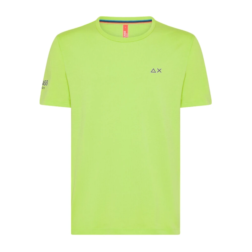 Sun68 - Tops > T-Shirts - Green - Sun68 - Modalova
