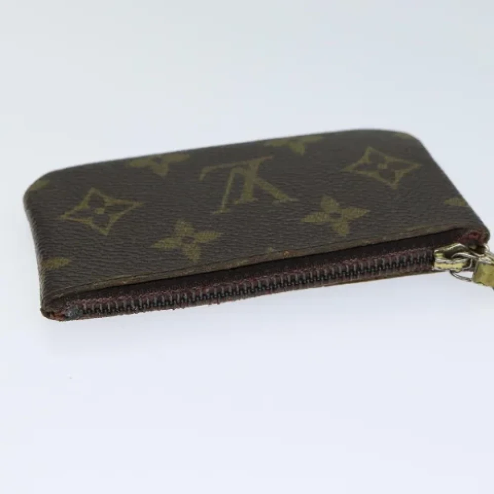 Louis Vuitton Vintage Pre-owned Canvas wallets Brown Dames