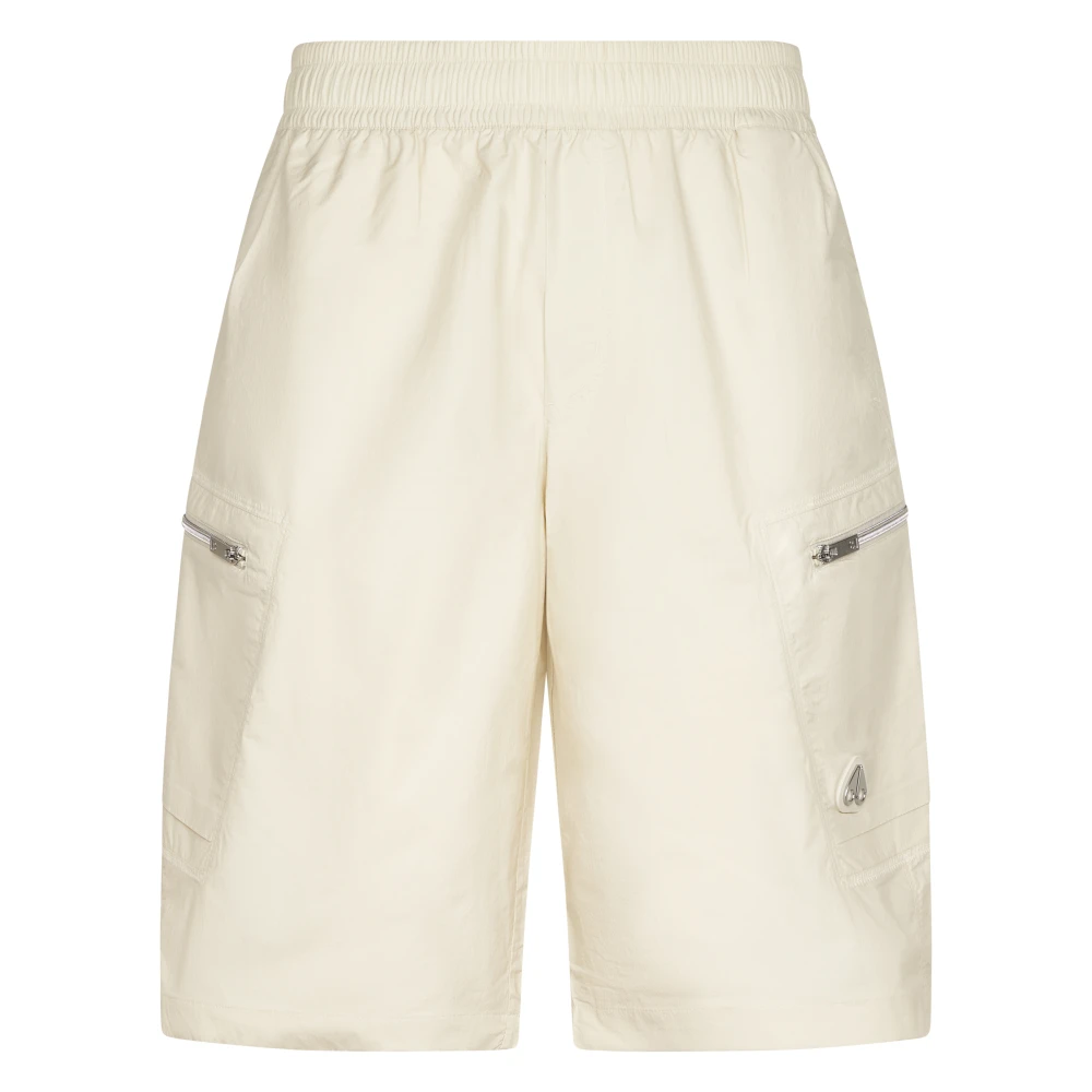 Moose Knuckles Men's Beige Topflight Cargo Short - Casual Shorts - S - Shorts