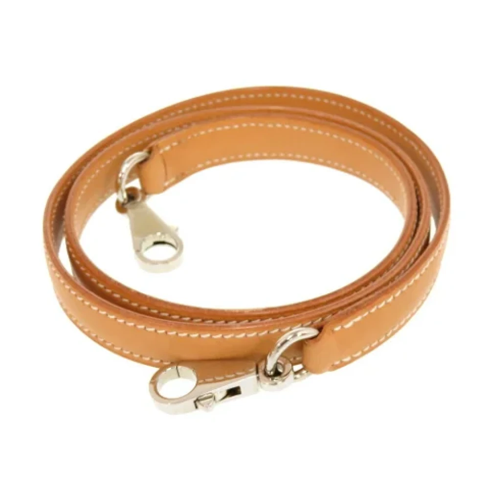 Hermès Vintage Pre-owned Leather handbags Brown Dames