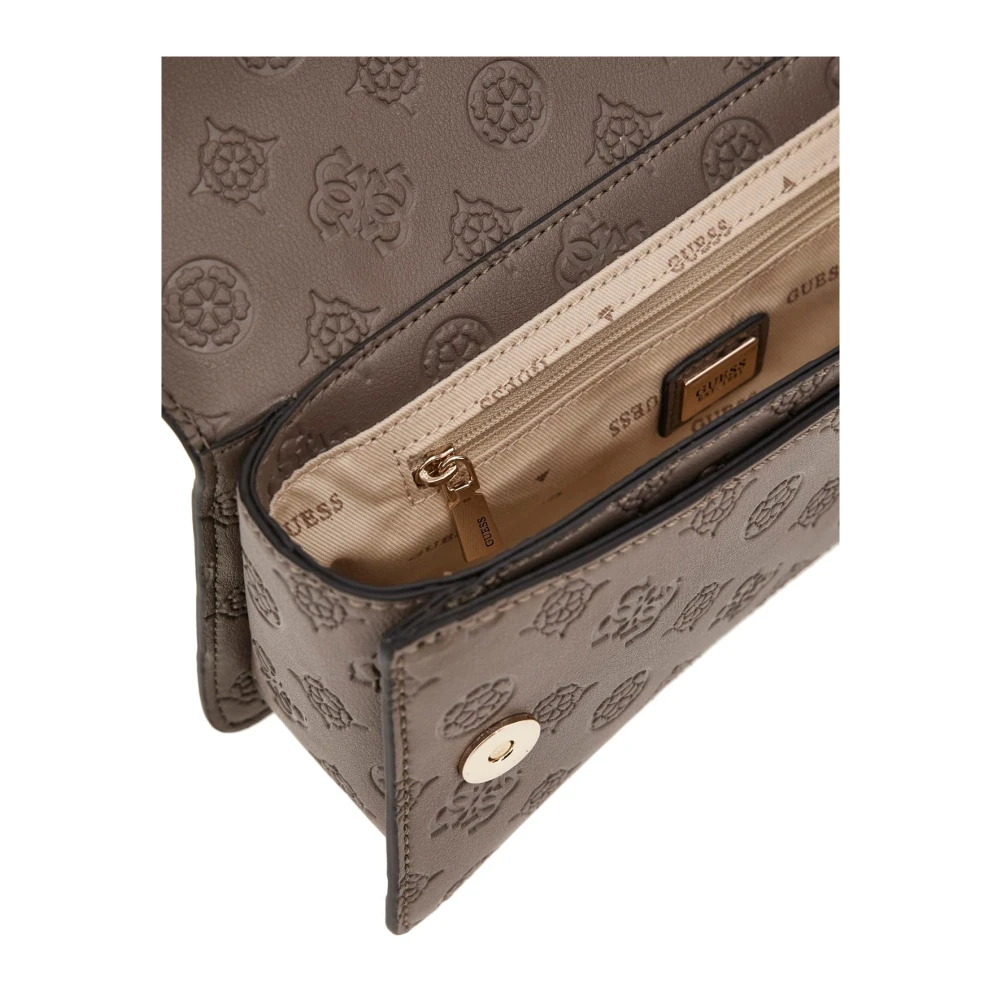 Guess Schoudertas Gerty Girlfriend Sat Dark Brown Dames