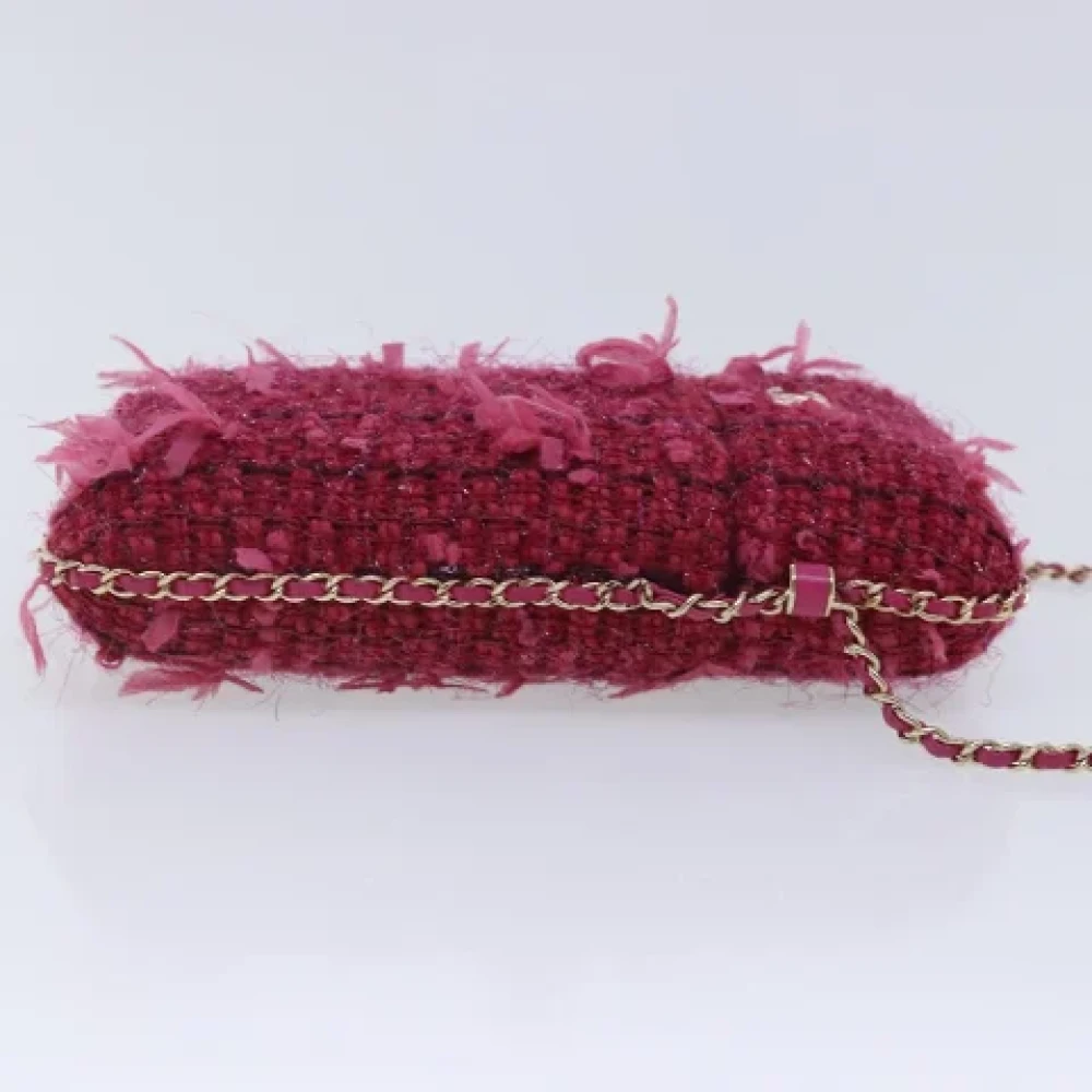 Chanel Vintage Pre-owned Cotton chanel-bags Pink Dames