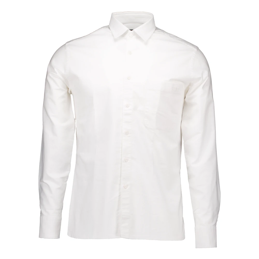 Genti Bruce fashion lange mouw overhemden wit White Heren