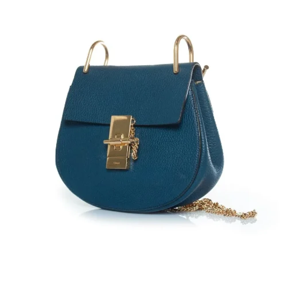 Chloé Pre-owned Leather shoulder-bags Blue Dames