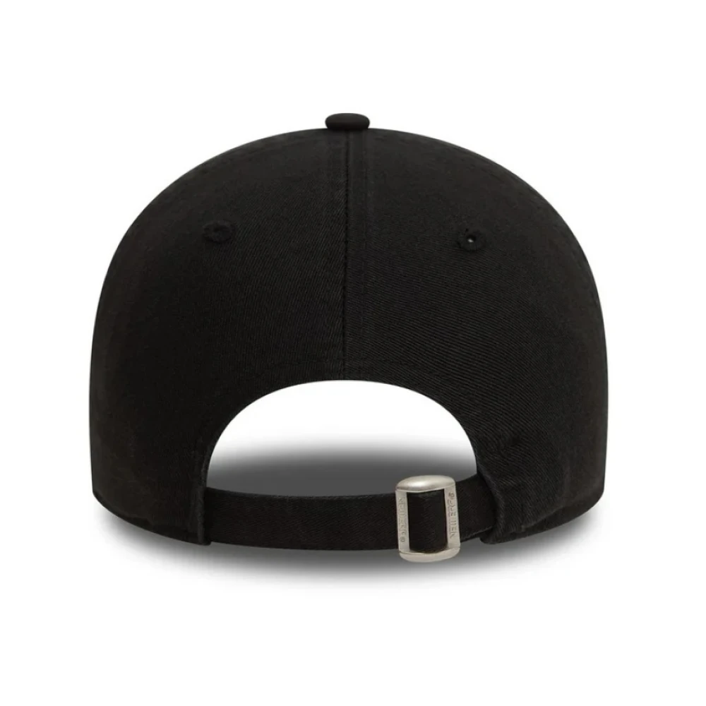 new era Vintage Gewassen Baseballpet met Teamlogo Black Heren
