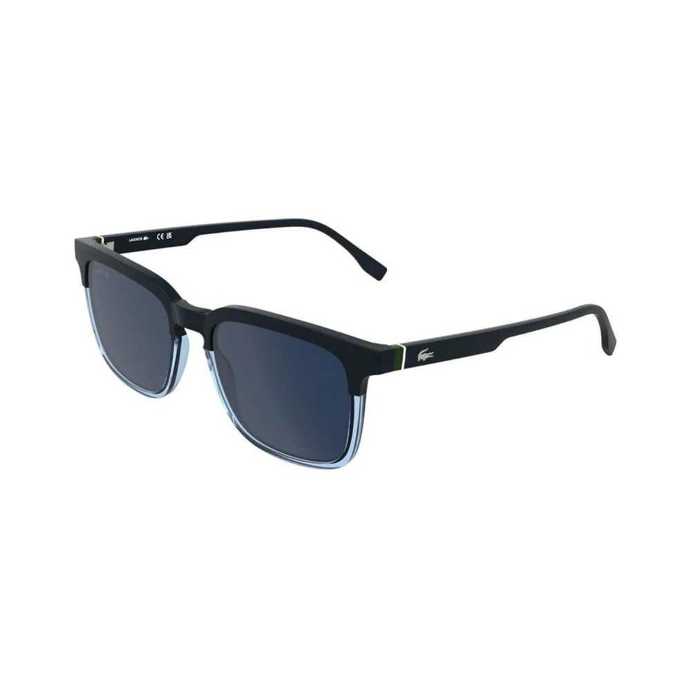 Lacoste Men's Blue Sunglasses, 56 Mm, Rectangle Sunglasses