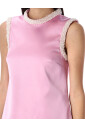 pink-satin-mini-dress-with-pearl-trim