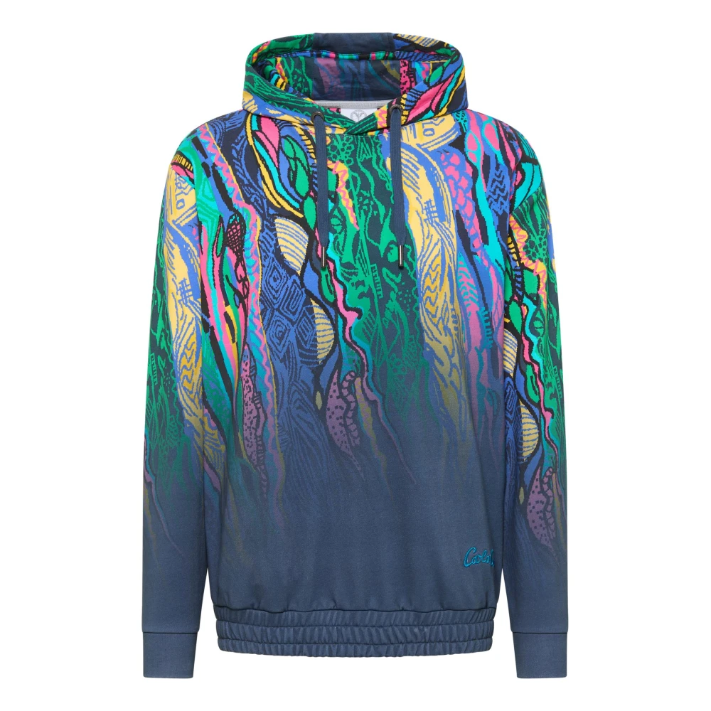 Carlo colucci Pixel Gebreide Hoodie Multicolor Heren