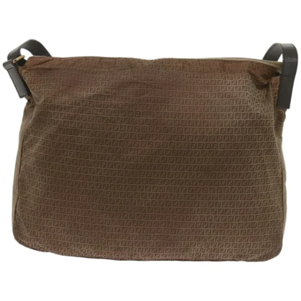 Fendi Vintage Pre-owned Canvas fendi-bags Brown Dames