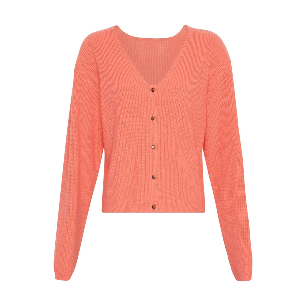 moss copenhagen Klaka Cardigan Vest 18963 Orange Dames