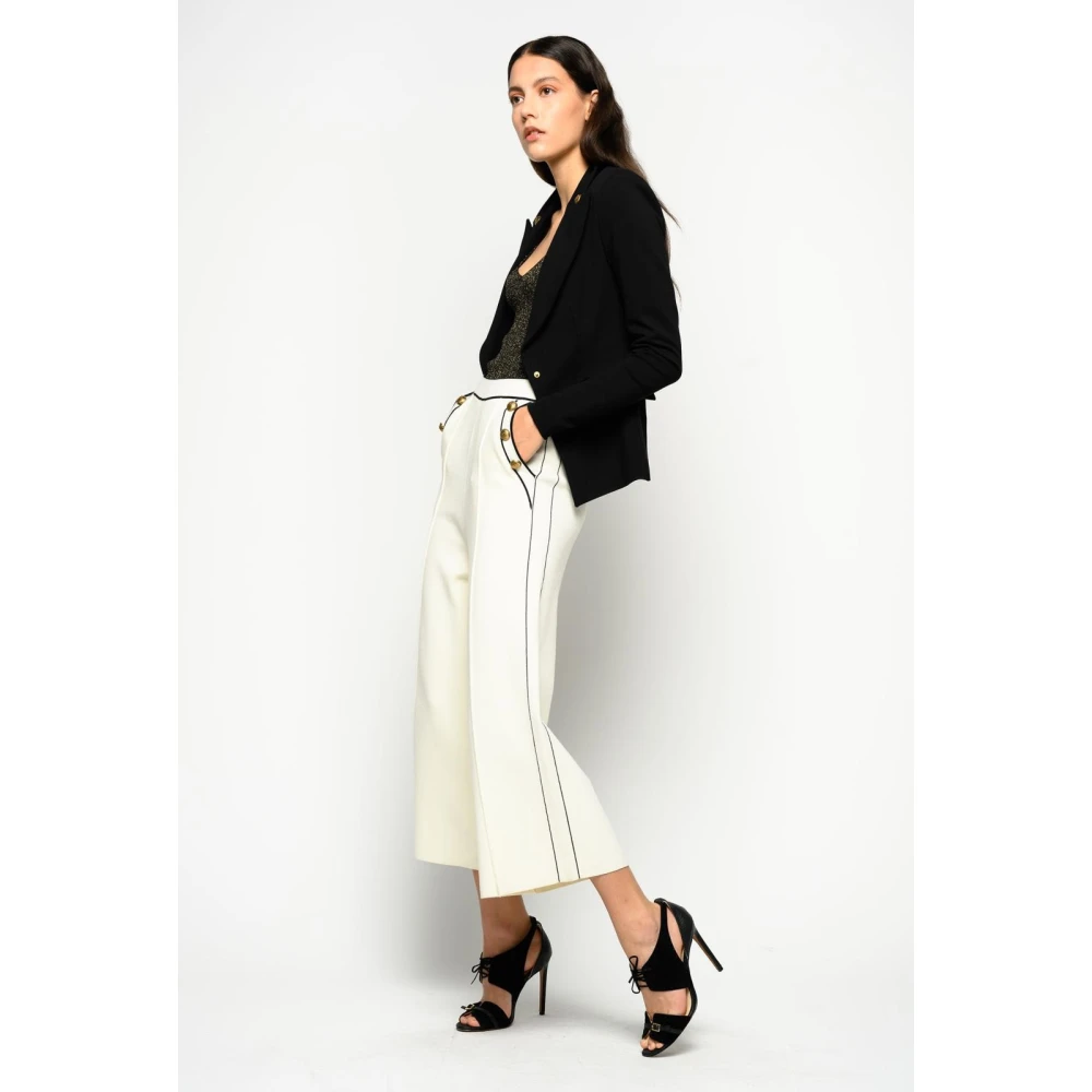 pinko Elegante Jas van Stof Black Dames