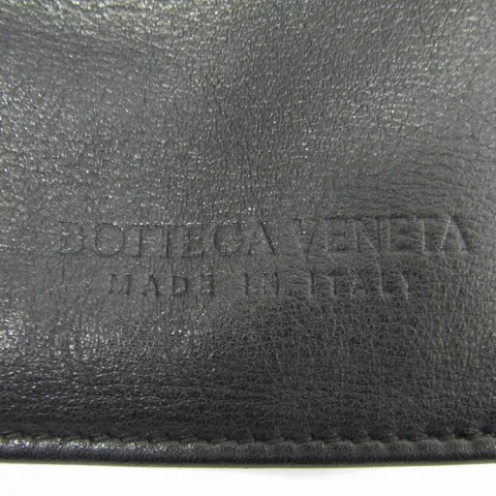 Bottega Veneta Vintage Pre-owned Leather pouches Black Dames