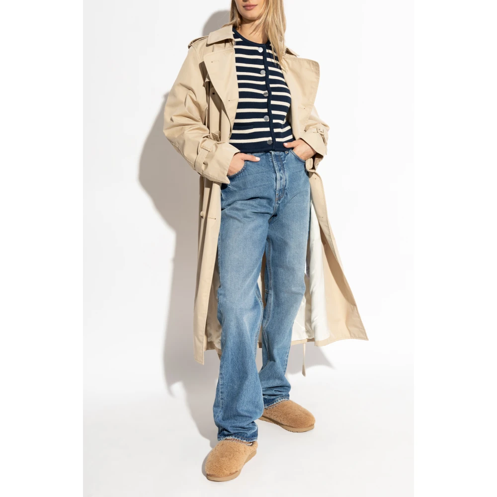 Theory Vest met streepmotief Blue Dames