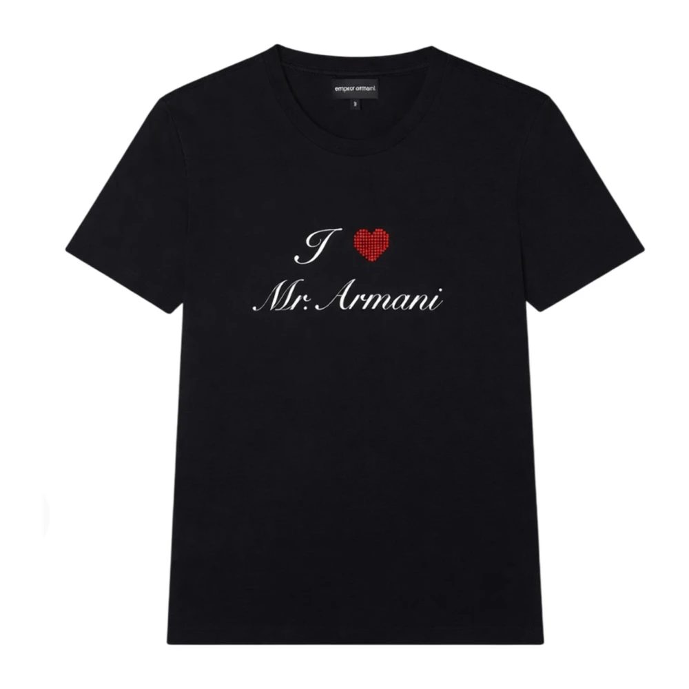 Emporio Armani , Damen, Oberteile, Schwarzk, L 